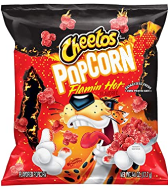 USA Cheetos Popcorn Flamin' Hot - Снеки Cheetos огненно-острый сырный Попкорн (США), 18 грамм
USA Cheetos Popcorn Flamin' Hot - Снеки Cheetos огненно-острый сырный Попкорн (США), 18 грамм
