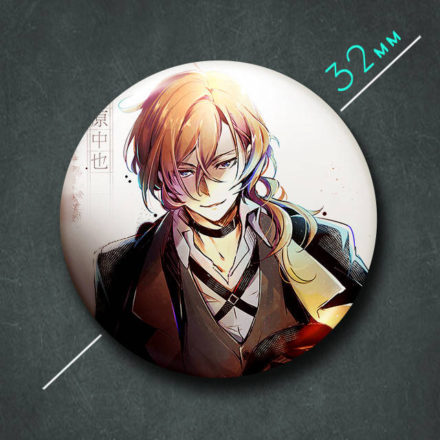 "Чуя Накахара (Проза бродячих псов / Bungo stray dogs)" значок круглый на булавке Ø32 мм
"Чуя Накахара (Проза бродячих псов / Bungo stray dogs)" значок круглый на булавке Ø32 мм