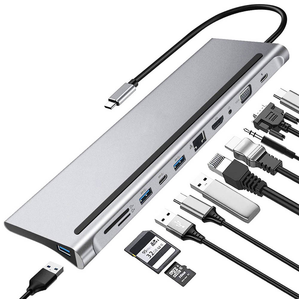 11в1: Многопортовый USB Type-C хаб / подставка для ноутбука Digital Lion MH-01: HDMI + USB A + PD + USB C + SD
11в1: Многопортовый USB Type-C хаб / подставка для ноутбука Digital Lion MH-01: HDMI + USB A + PD + USB C + SD