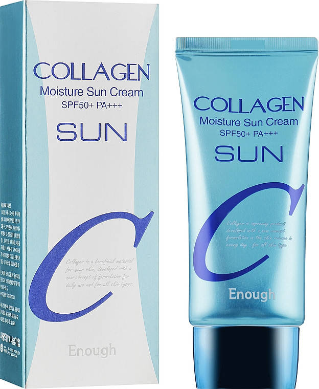 Увлажняющий солнцезащитный крем с коллагеном Enough Collagen Moisture Sun Cream SPF50+ PA+++
Увлажняющий солнцезащитный крем с коллагеном Enough Collagen Moisture Sun Cream SPF50+ PA+++