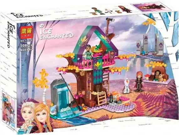 Конструктор для девочек Холодное сердце Frozen Заколдованный домик на дереве (308 деталей) Lari 11470
Конструктор для девочек Холодное сердце Frozen Заколдованный домик на дереве (308 деталей) Lari 11470
