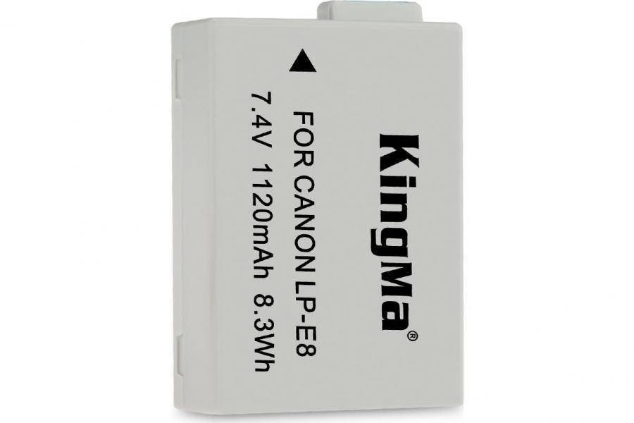 Аккумулятор Kingma LP-E8 для Canon EOS 550D / EOS 600D / EOS 650D / EOS 700D (1120 mAh) Premium Quality
Аккумулятор Kingma LP-E8 для Canon EOS 550D / EOS 600D / EOS 650D / EOS 700D (1120 mAh) Premium Quality