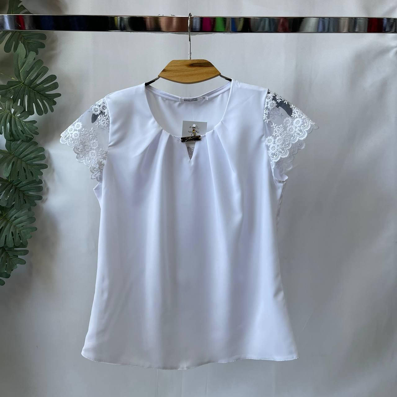 Женская белая блузка софт с кружевным рукавом размеры S M L XL женские блузки и туники, Белый
Женская белая блузка софт с кружевным рукавом размеры S M L XL женские блузки и туники, Белый