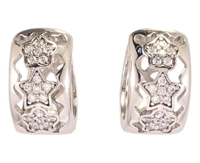 Серьги Xuping Родий колечки "Декоративный орнамент цветочки и звездочки с цирконием"
Серьги Xuping Родий колечки "Декоративный орнамент цветочки и звездочки с цирконием"