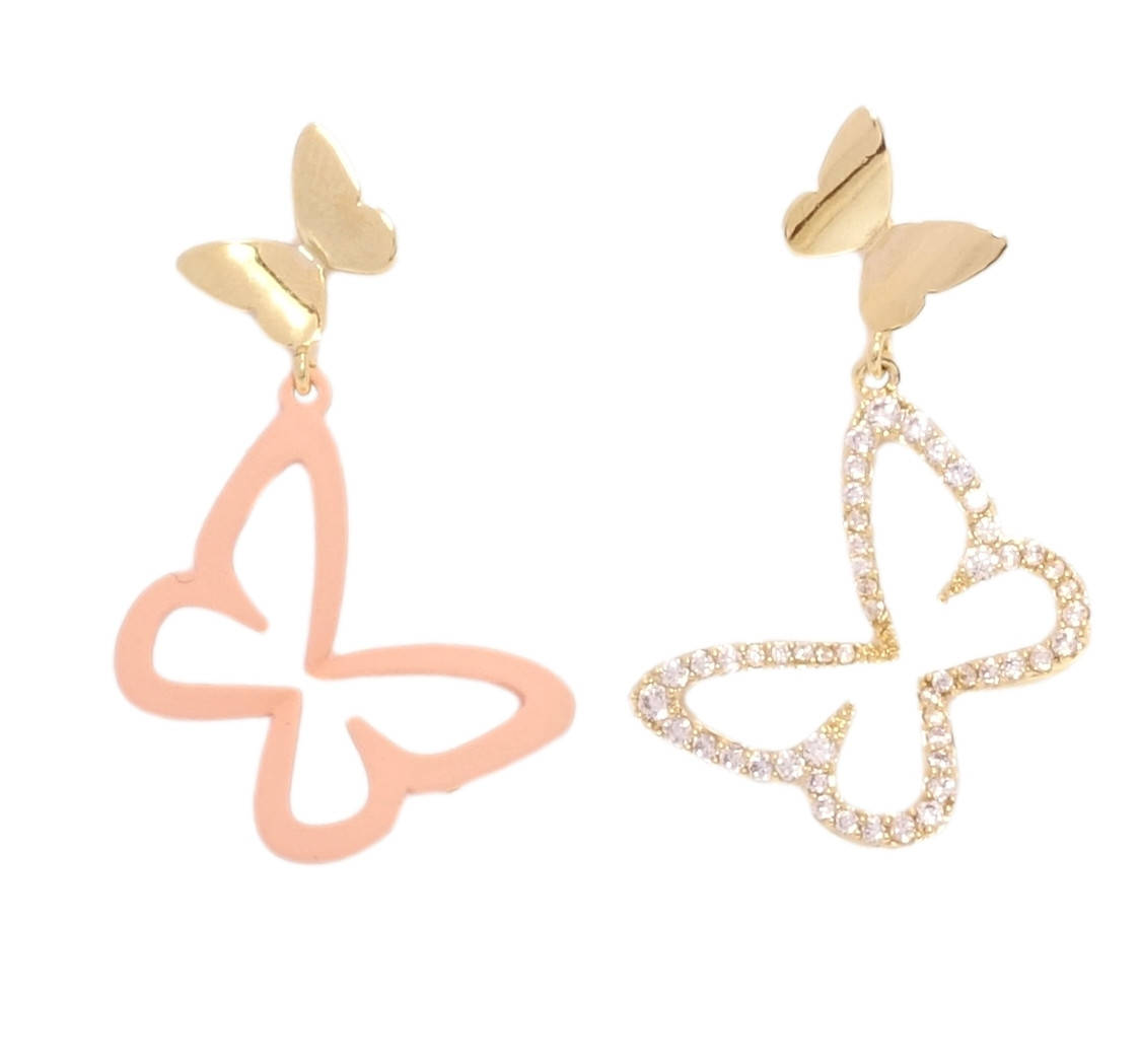 Серьги Xuping JEAN GOUJON Позолота 14K игла серебро 925 подвески на гвоздиках "Ассиметричные бабочки"
Серьги Xuping JEAN GOUJON Позолота 14K игла серебро 925 подвески на гвоздиках "Ассиметричные бабочки"