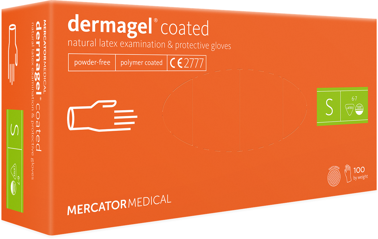 Медицинские, неопудренные, латексные перчатки Mercator Medical - Dermagel coated ( Размер - ) 100 шт, Белый
Медицинские, неопудренные, латексные перчатки Mercator Medical - Dermagel coated ( Размер - ) 100 шт, Белый
