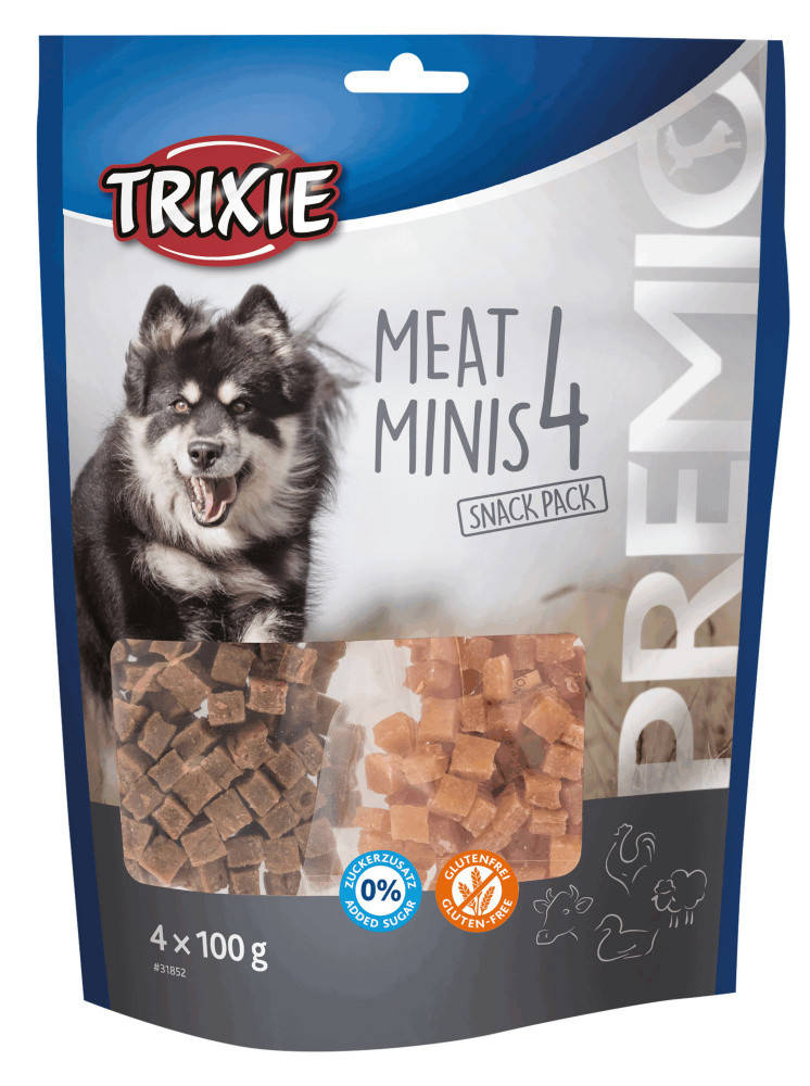Trixie PREMIO 4 Meat Minis Лакомство для собак с курицей, уткой, говядиной и бараниной 4x100 г
Trixie PREMIO 4 Meat Minis Лакомство для собак с курицей, уткой, говядиной и бараниной 4x100 г