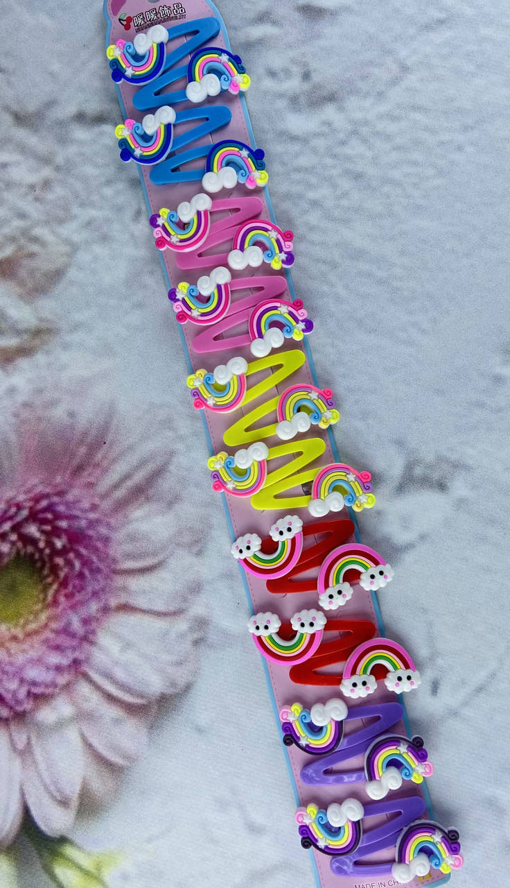 Украшение для волос. Заколка Хлопушка Радуга 25-3.9-18, Разные цвета
Украшение для волос. Заколка Хлопушка Радуга 25-3.9-18, Разные цвета