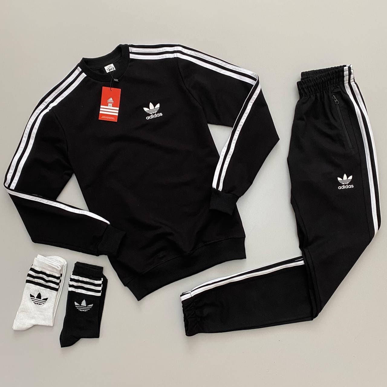 Спортивный костюм мужской Adidas Адидас весна-осень кофта + штаны черный Турция. Живое фото
Спортивный костюм мужской Adidas Адидас весна-осень кофта + штаны черный Турция. Живое фото