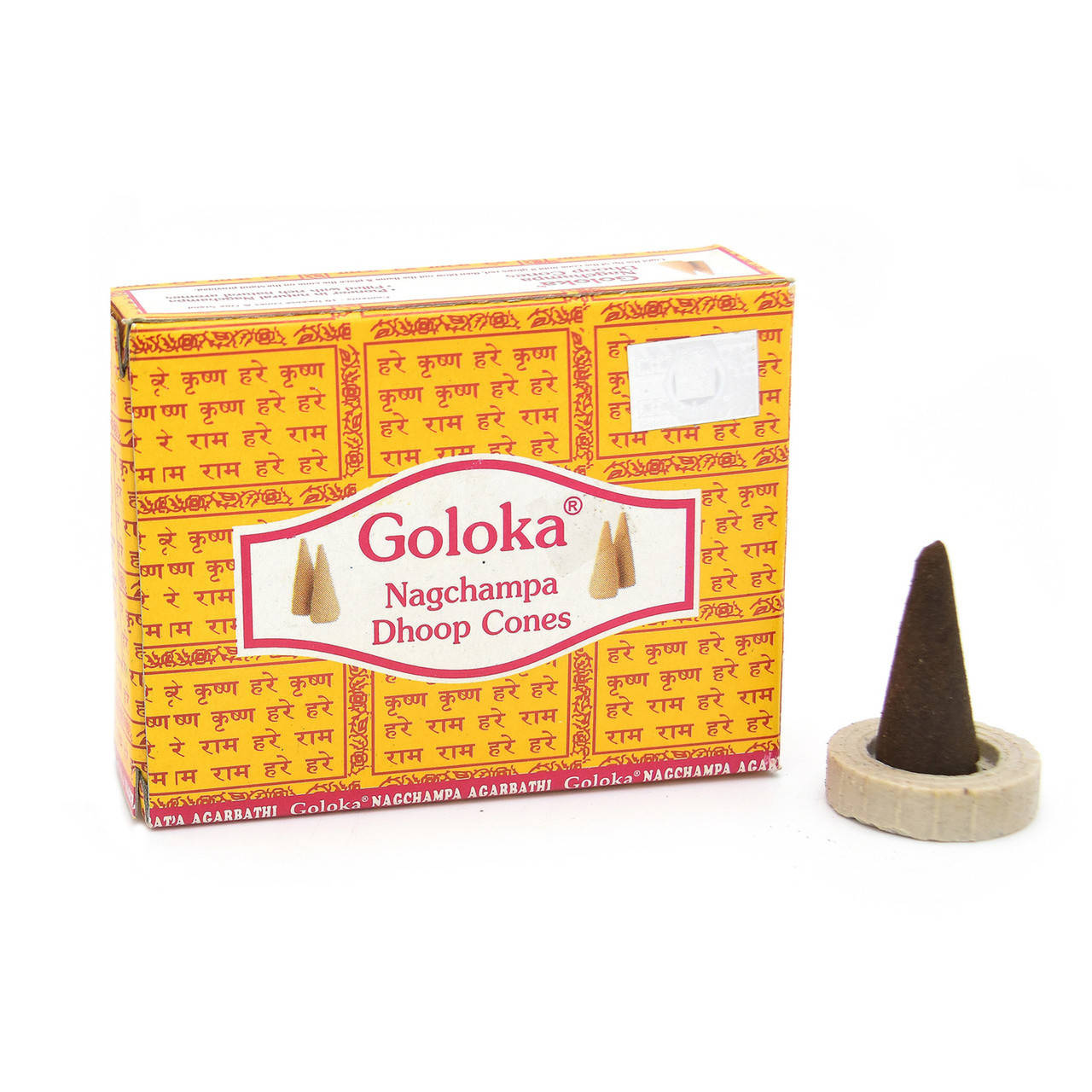 Пахощі безосновні Голока Наг Чампа (10 шт) УТ-00003771, Goloka Nag Champa dhoop cones, Аюрведа Здесь
Пахощі безосновні Голока Наг Чампа (10 шт) УТ-00003771, Goloka Nag Champa dhoop cones, Аюрведа Здесь