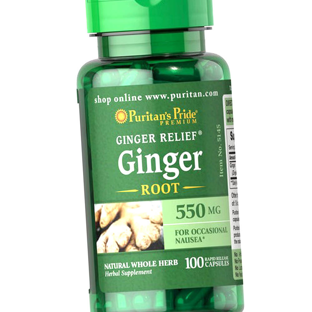 Экстракт корня имбиря Puritan's Pride Ginger Root 550 mg 100 caps 
Экстракт корня имбиря Puritan's Pride Ginger Root 550 mg 100 caps
