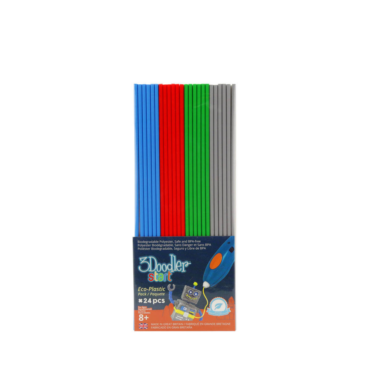 Набор стержней для 3D-ручки 3Doodler Start - МИКС (24 шт: сер, гол, зел, кр) 3DS-ECO-MIX2-24
Набор стержней для 3D-ручки 3Doodler Start - МИКС (24 шт: сер, гол, зел, кр) 3DS-ECO-MIX2-24