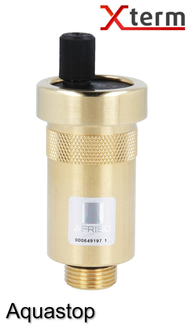 Afriso 3/8" Aquastop автоматический воздухоотводчик с защитой от утечки, латунь, без отсечного клапана 7771010
Afriso 3/8" Aquastop автоматический воздухоотводчик с защитой от утечки, латунь, без отсечного клапана 7771010