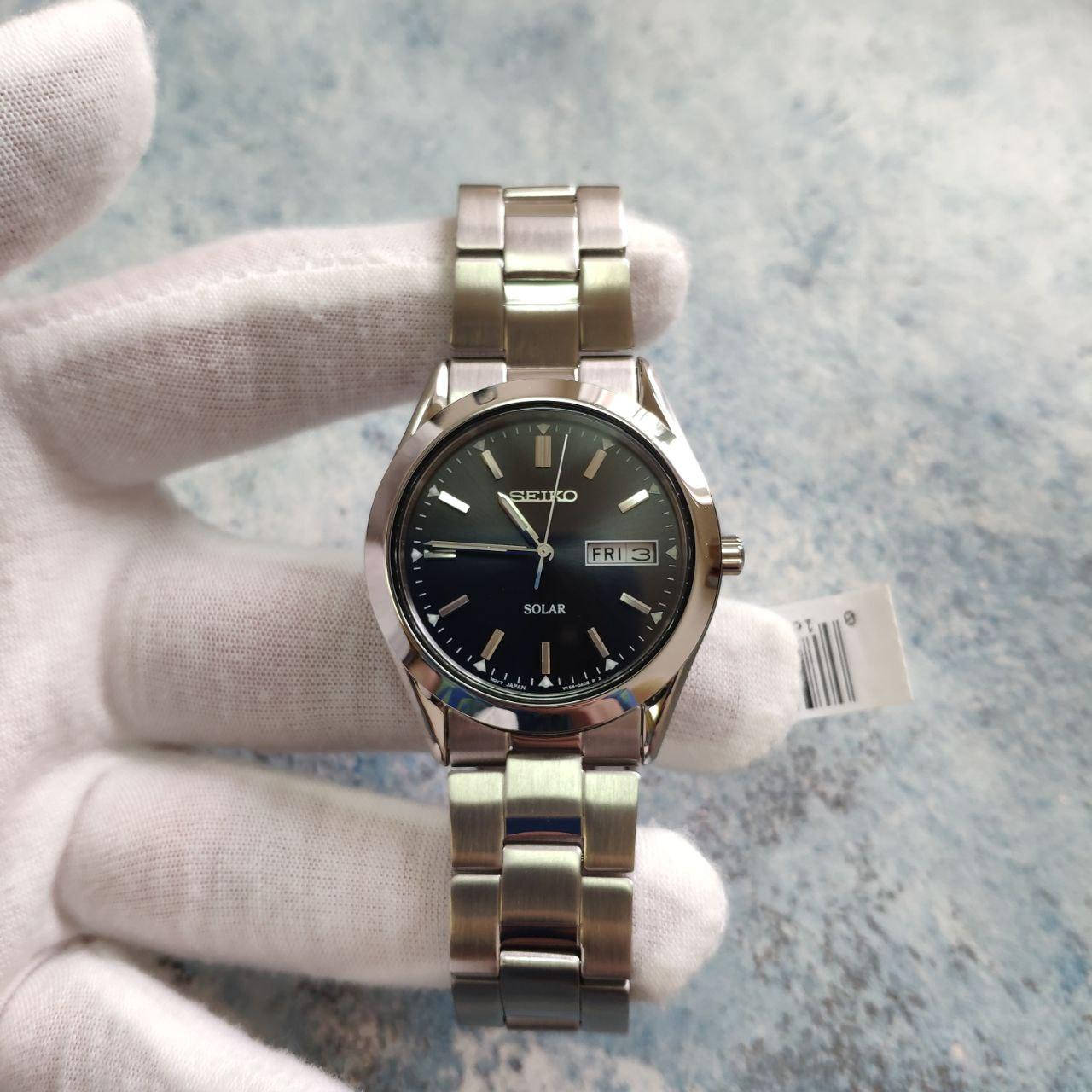 Мужские часы Seiko SNE039 Solar (солнечная батарея)
Мужские часы Seiko SNE039 Solar (солнечная батарея)