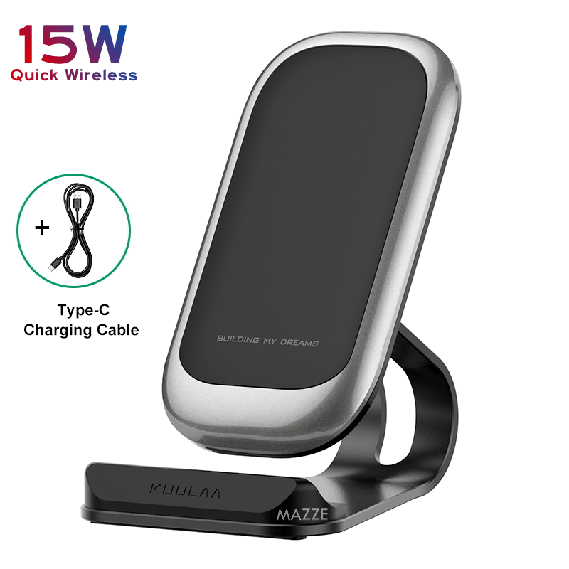 Беспроводное зарядное устройство 15W Fast Charger быстрая зарядка подставка держатель для телефонов смартфонов
Беспроводное зарядное устройство 15W Fast Charger быстрая зарядка подставка держатель для телефонов смартфонов