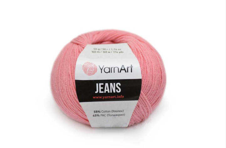 YarnArt Jeans, Розовый коралл №78 
YarnArt Jeans, Розовый коралл №78