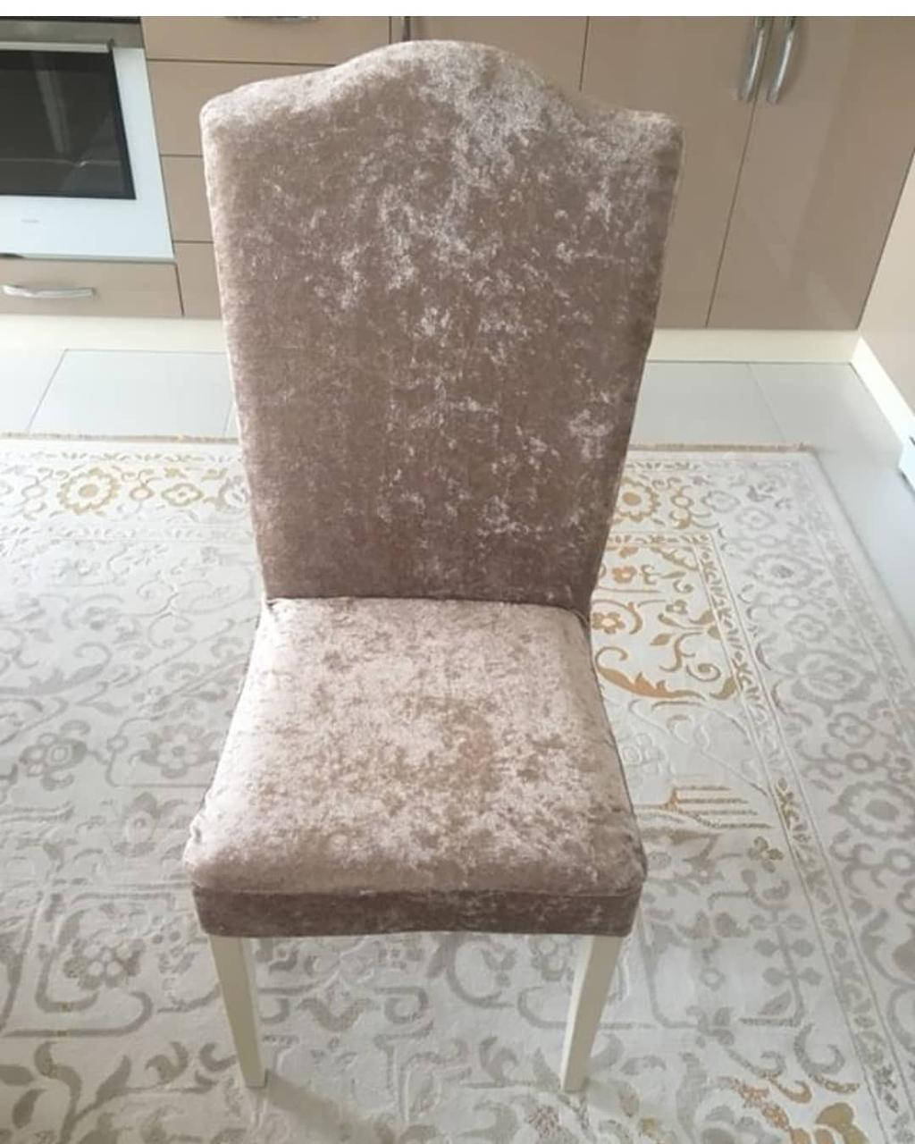 Чехол на стул стрейчевый велюровый Турция Кофе с молоком 1
Чехол на стул стрейчевый велюровый Турция Кофе с молоком 1