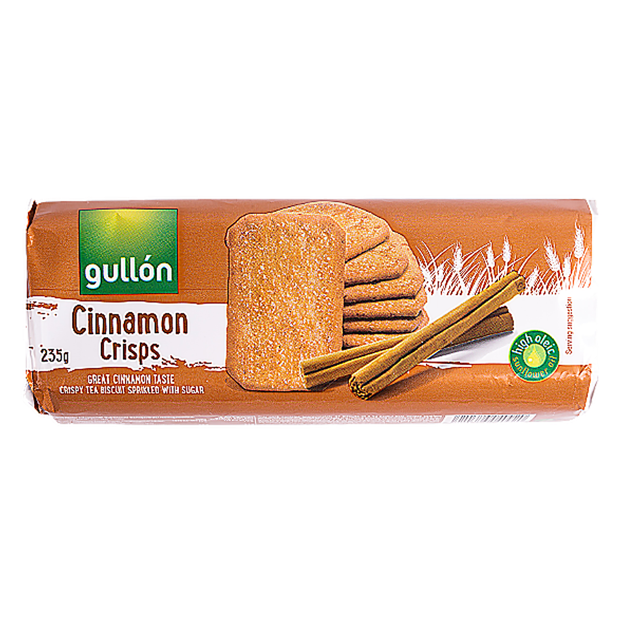 Печиво Гуллон хрустке із корицею Gullon cinnamon crisps 235g 15шт/ящ (Код : 00-00000674)
Печиво Гуллон хрустке із корицею Gullon cinnamon crisps 235g 15шт/ящ (Код : 00-00000674)