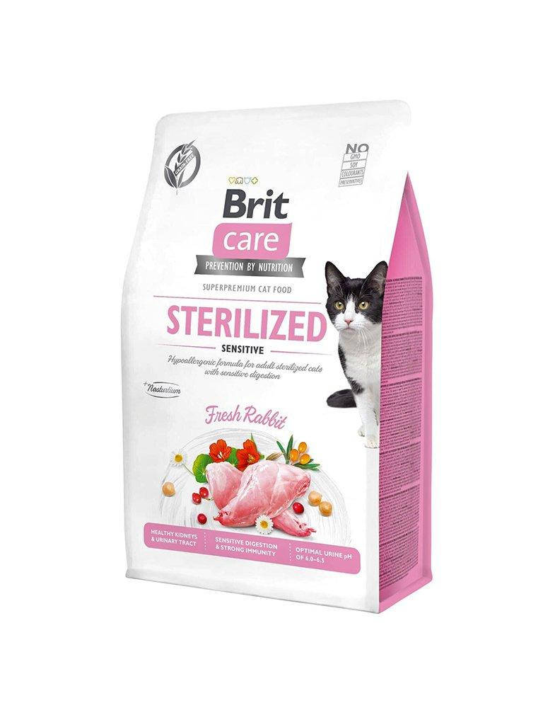 Brit Care Cat GF Sterilized Sensitive сухой корм для стерилизованных кошек с чувствительным пищеварением 400 г
Brit Care Cat GF Sterilized Sensitive сухой корм для стерилизованных кошек с чувствительным пищеварением 400 г