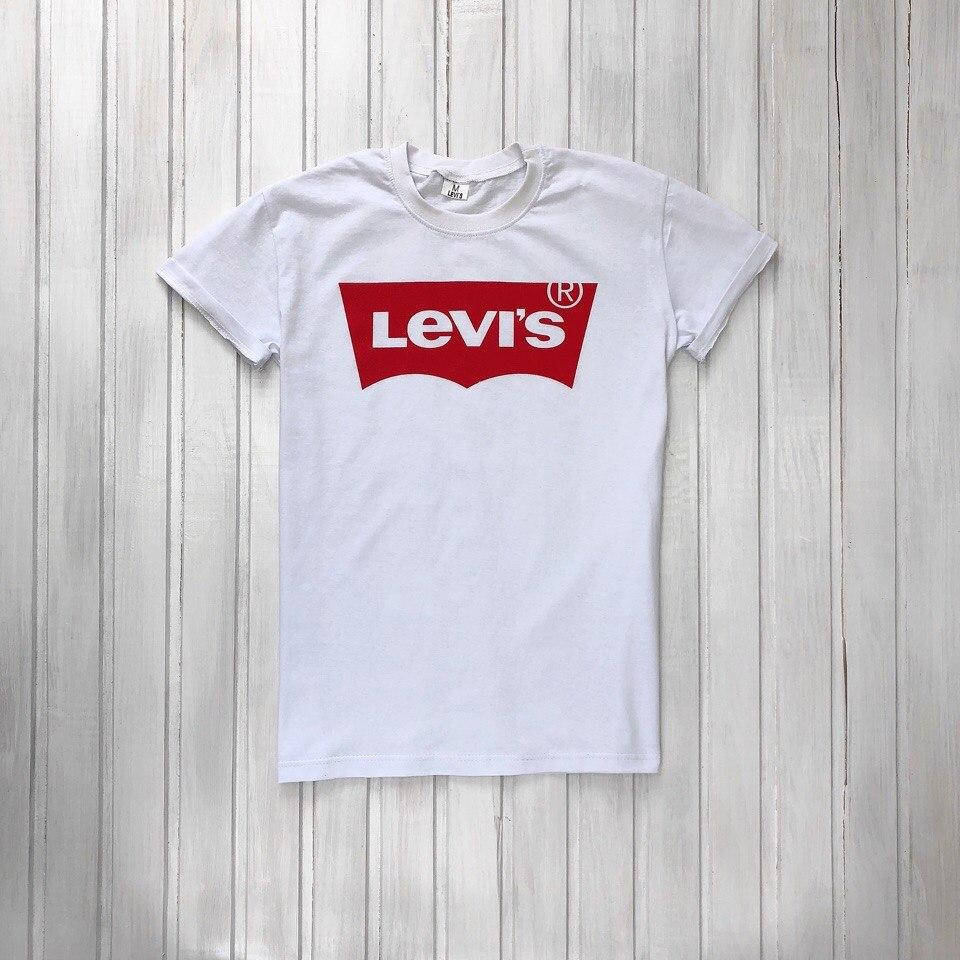 Чоловіча футболка біла принт LEVIS, 2 кольори S,M,L,XL / мужская белая футболка логотип Левис 46 48 50 52
Чоловіча футболка біла принт LEVIS, 2 кольори S,M,L,XL / мужская белая футболка логотип Левис 46 48 50 52