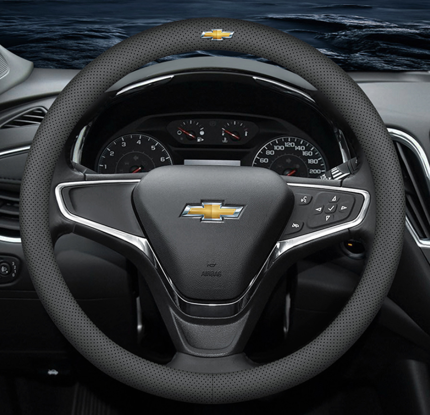 Чехол оплетка на руль Lux Cool с логотипом натуральной кожи для автомобиля Chevrolet, Черный
Чехол оплетка на руль Lux Cool с логотипом натуральной кожи для автомобиля Chevrolet, Черный