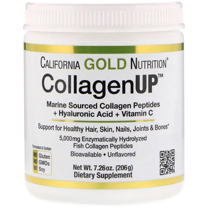 Коллаген морской+гуалуроновая кислота+витамин С California Gold Nutrition CollagenUP 40 порц.
Коллаген морской+гуалуроновая кислота+витамин С California Gold Nutrition CollagenUP 40 порц.