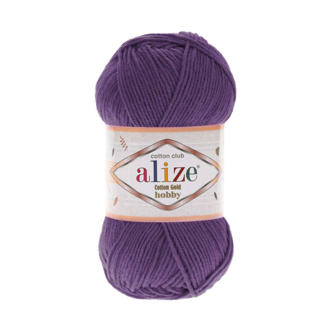 Alize Cotton Gold Hobby (Ализе Котон Голд Хобби) № 44 фиолетовый (Пряжа хлопок, нитки для вязания)
Alize Cotton Gold Hobby (Ализе Котон Голд Хобби) № 44 фиолетовый (Пряжа хлопок, нитки для вязания)