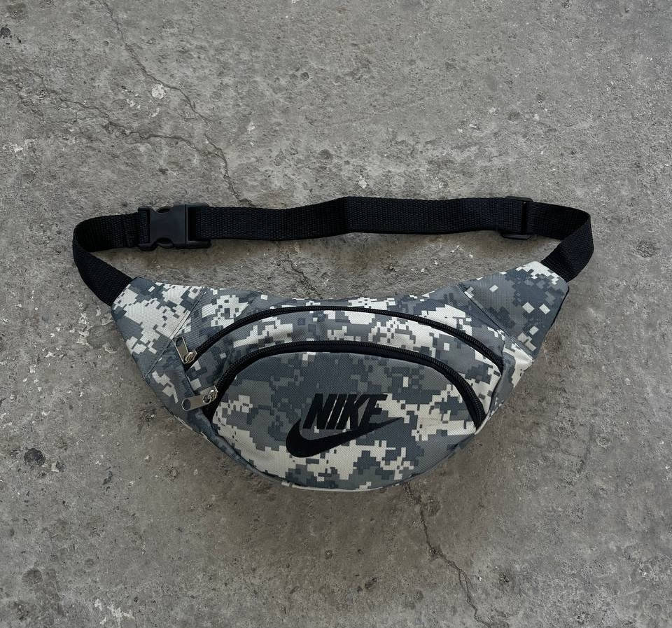 Пиксельная поясная сумка-бананка Nike качественная, спортивная бананка камуфляжная через плечо, Разные цвета
Пиксельная поясная сумка-бананка Nike качественная, спортивная бананка камуфляжная через плечо, Разные цвета