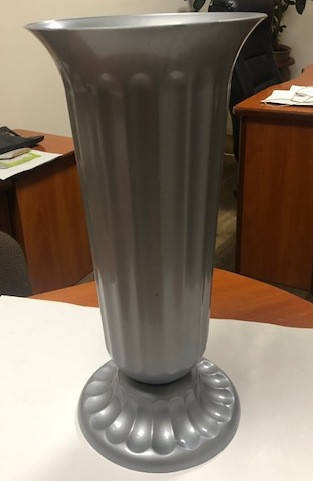 Большая пластиковая ваза для цветов №2 МЕТАЛЛИК, Серебристый
Большая пластиковая ваза для цветов №2 МЕТАЛЛИК, Серебристый