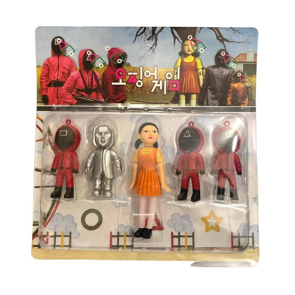 Фигурки Игра в кальмара 5шт. набор 
Фигурки Игра в кальмара 5шт. набор