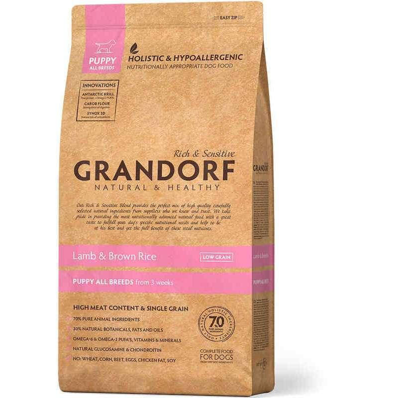 Grandorf Holistic Lamb & Brown Rice Puppy 1 кг - Сухой корм с ягненком и рисом для щенков всех пород собак
Grandorf Holistic Lamb & Brown Rice Puppy 1 кг - Сухой корм с ягненком и рисом для щенков всех пород собак