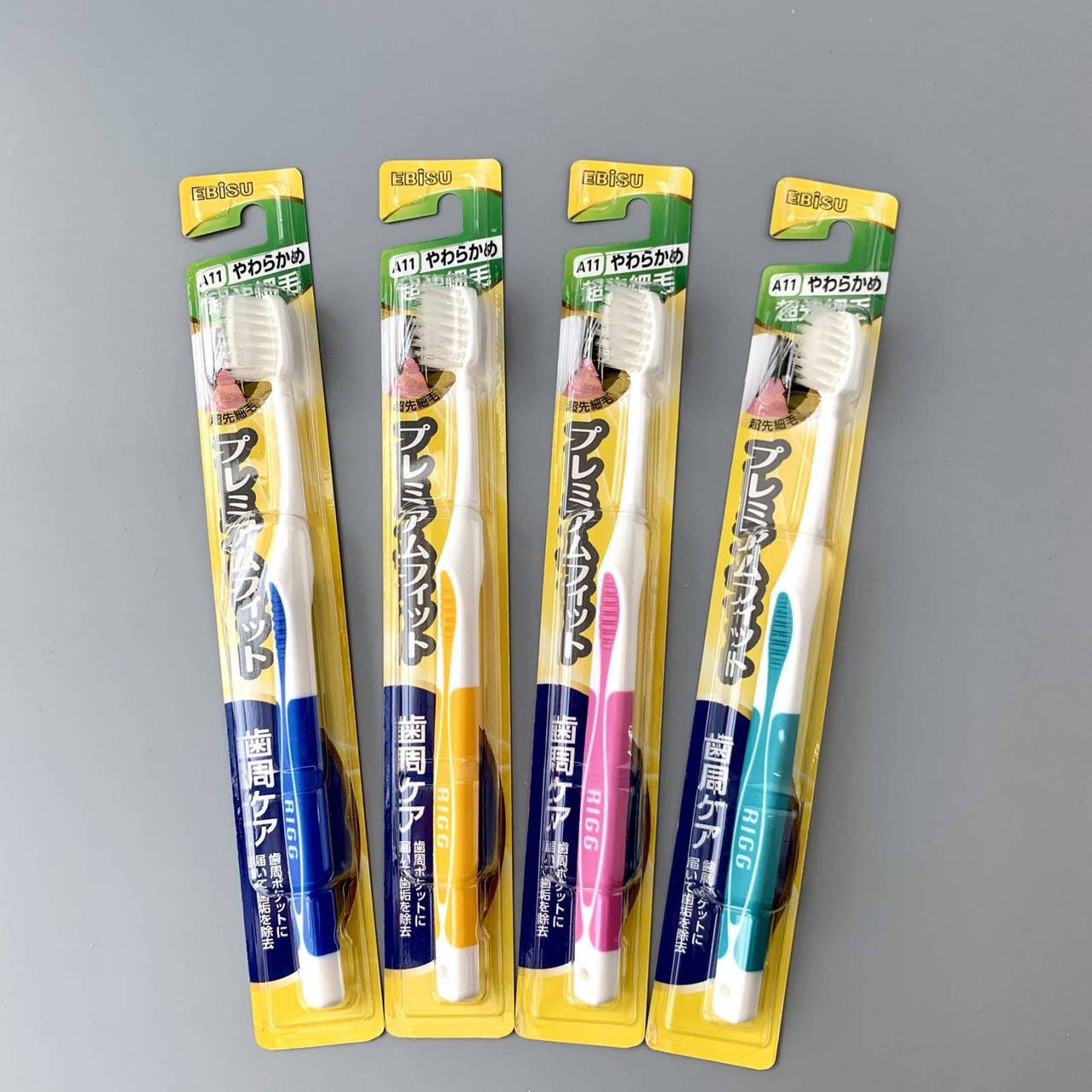 Ebisu Rigg A11 японская зубная щётка со стандартной чистящей головкой и прорезиненной ручкой
Ebisu Rigg A11 японская зубная щётка со стандартной чистящей головкой и прорезиненной ручкой