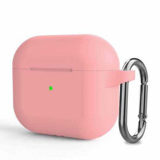 Силиконовый чехол для наушников Apple AirPods 3 кейс c карабином для беспроводных наушников Розовый
Силиконовый чехол для наушников Apple AirPods 3 кейс c карабином для беспроводных наушников Розовый