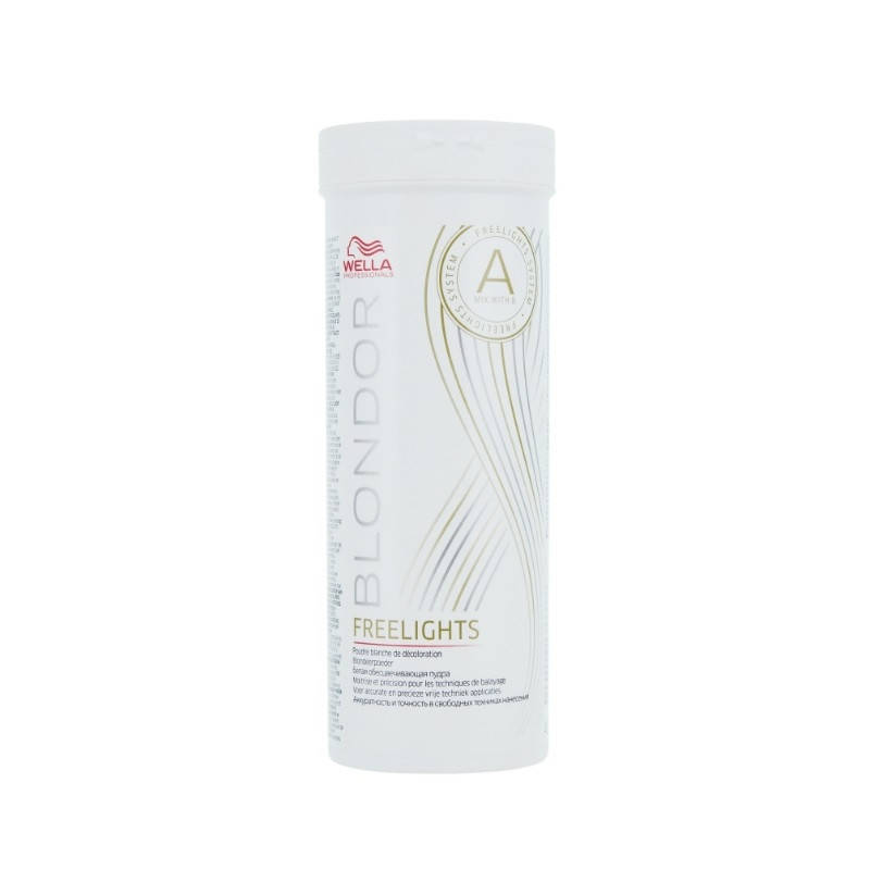 Wella Professionals Blondor Freelights Осветляющая пудра для техник без фольги 400 г
Wella Professionals Blondor Freelights Осветляющая пудра для техник без фольги 400 г