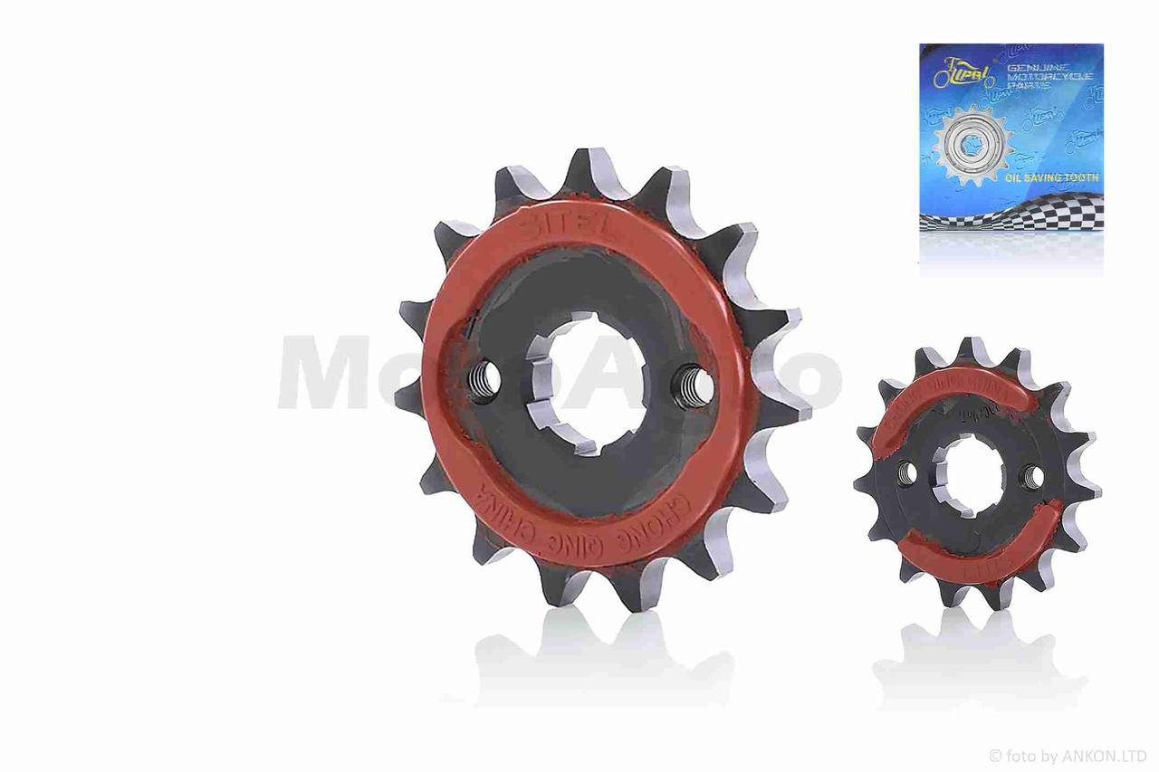 Звезда трансмиссии передняя CB/CG 428-15 с демпфером цепи "LIPAI" (безшумная) 
Звезда трансмиссии передняя CB/CG 428-15 с демпфером цепи "LIPAI" (безшумная)