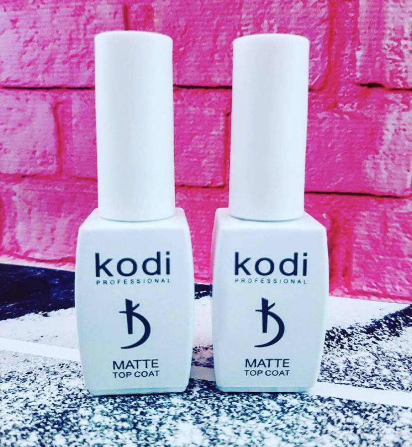 Kodi Matte Top Coat «Velour» (матовое верхнее покрытие для гель лака Велюр) 8 мл