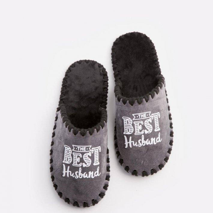 Мужские домашние тапочки Family Story The Best Husband 42-43 Графитовый (n0107003-43fw)
Мужские домашние тапочки Family Story The Best Husband 42-43 Графитовый (n0107003-43fw)