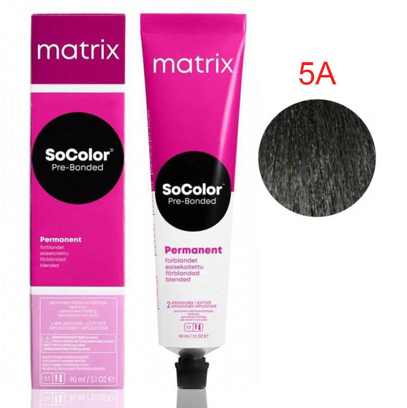 Крем-краска для волос Matrix SoColor Beauty 5A, 90мл
Крем-краска для волос Matrix SoColor Beauty 5A, 90мл