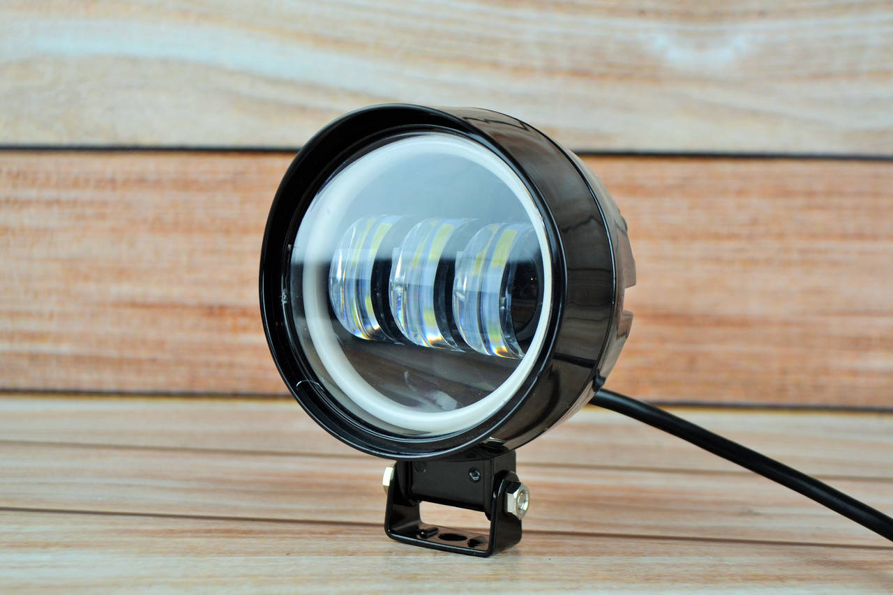 Дополнительная светодиодная LED фара 45Вт круглая с ДХО Четкой световой теневой границей, Черный
Дополнительная светодиодная LED фара 45Вт круглая с ДХО Четкой световой теневой границей, Черный