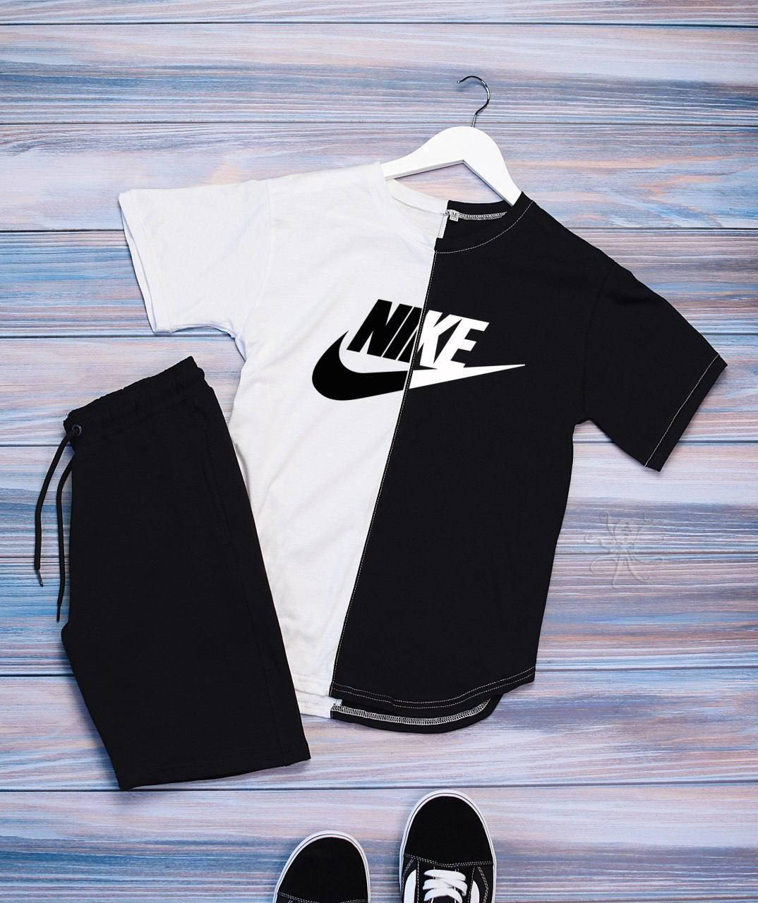 Летний мужской костюм Nike черно-белый шорты и футболка ,Молодежный спортивный комплект футболка шорты Найк, Черный
Летний мужской костюм Nike черно-белый шорты и футболка ,Молодежный спортивный комплект футболка шорты Найк, Черный