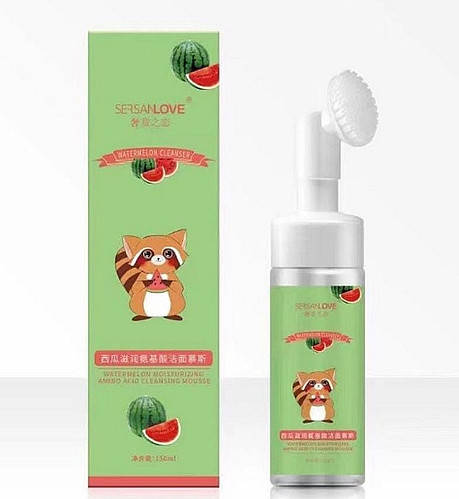 Пенка-мусс для умывания SERSANLOVE Watermelon Amino Acid Cleanser Mousse с экстрактом арбуза 150 мл
Пенка-мусс для умывания SERSANLOVE Watermelon Amino Acid Cleanser Mousse с экстрактом арбуза 150 мл