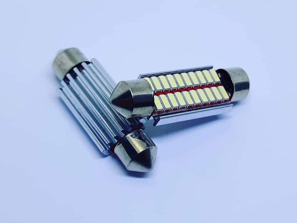 Лампа SV8,5(C5W, C10W)AC 12V LED 20х4014 white 39mm обманка
Лампа SV8,5(C5W, C10W)AC 12V LED 20х4014 white 39mm обманка