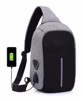 Однолямочный рюкзак, бананка антивор Bobby mini + USB порт и выход для наушников. - 200465
Однолямочный рюкзак, бананка антивор Bobby mini + USB порт и выход для наушников. - 200465