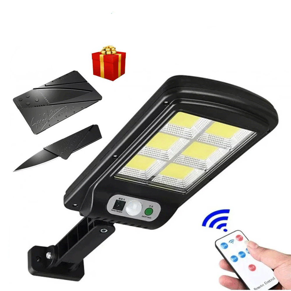 Уличный фонарь на столб с пультом на солнечных батареях Solar Light BL BK120-6COB + Подарок Нож-кредитка
Уличный фонарь на столб с пультом на солнечных батареях Solar Light BL BK120-6COB + Подарок Нож-кредитка