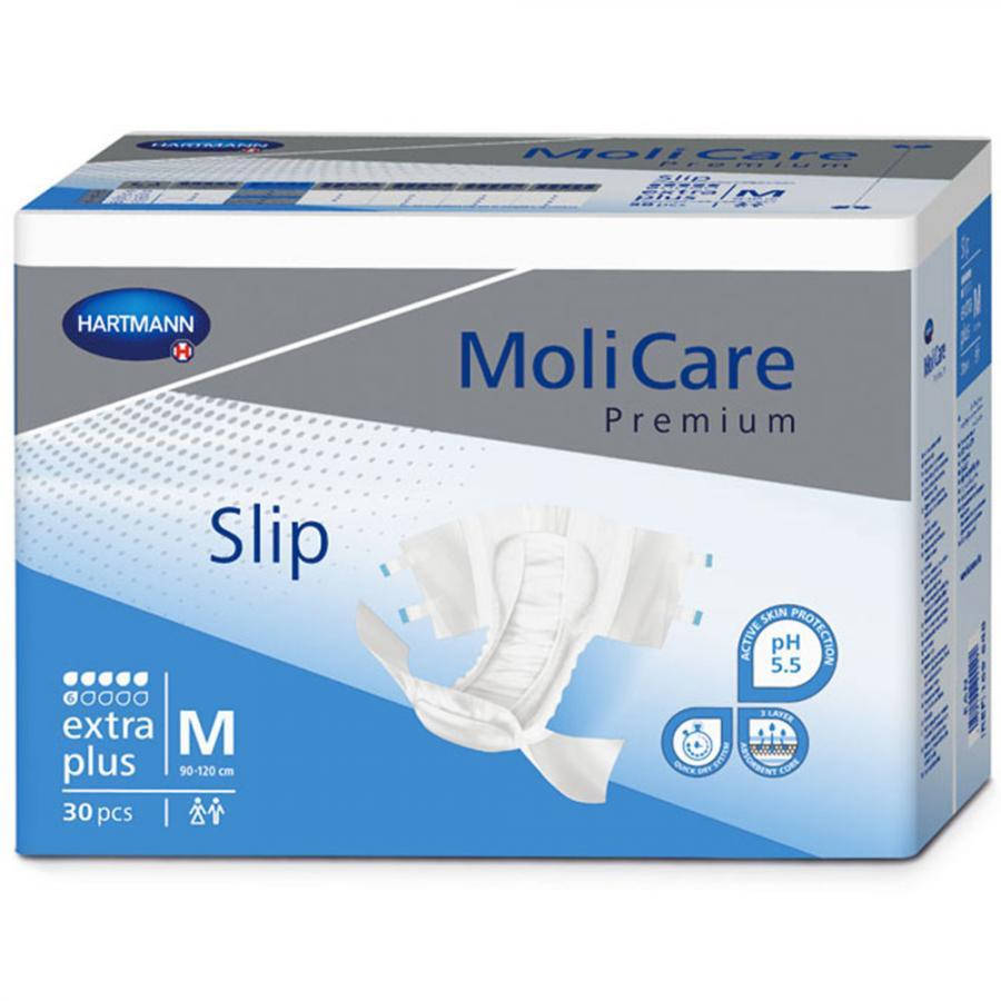 Подгузники для взрослых, страдающих недержанием MoliCare Premium Slip extra plus M 30шт/уп.
Подгузники для взрослых, страдающих недержанием MoliCare Premium Slip extra plus M 30шт/уп.
