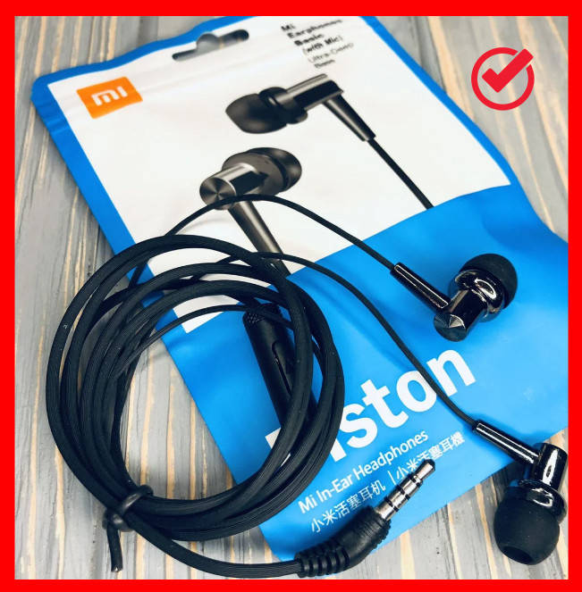 Вакуумные стерео наушники Xiaomi MI Piston черные с микрофоном, проводная гарнитура для телефона, Черный
Вакуумные стерео наушники Xiaomi MI Piston черные с микрофоном, проводная гарнитура для телефона, Черный