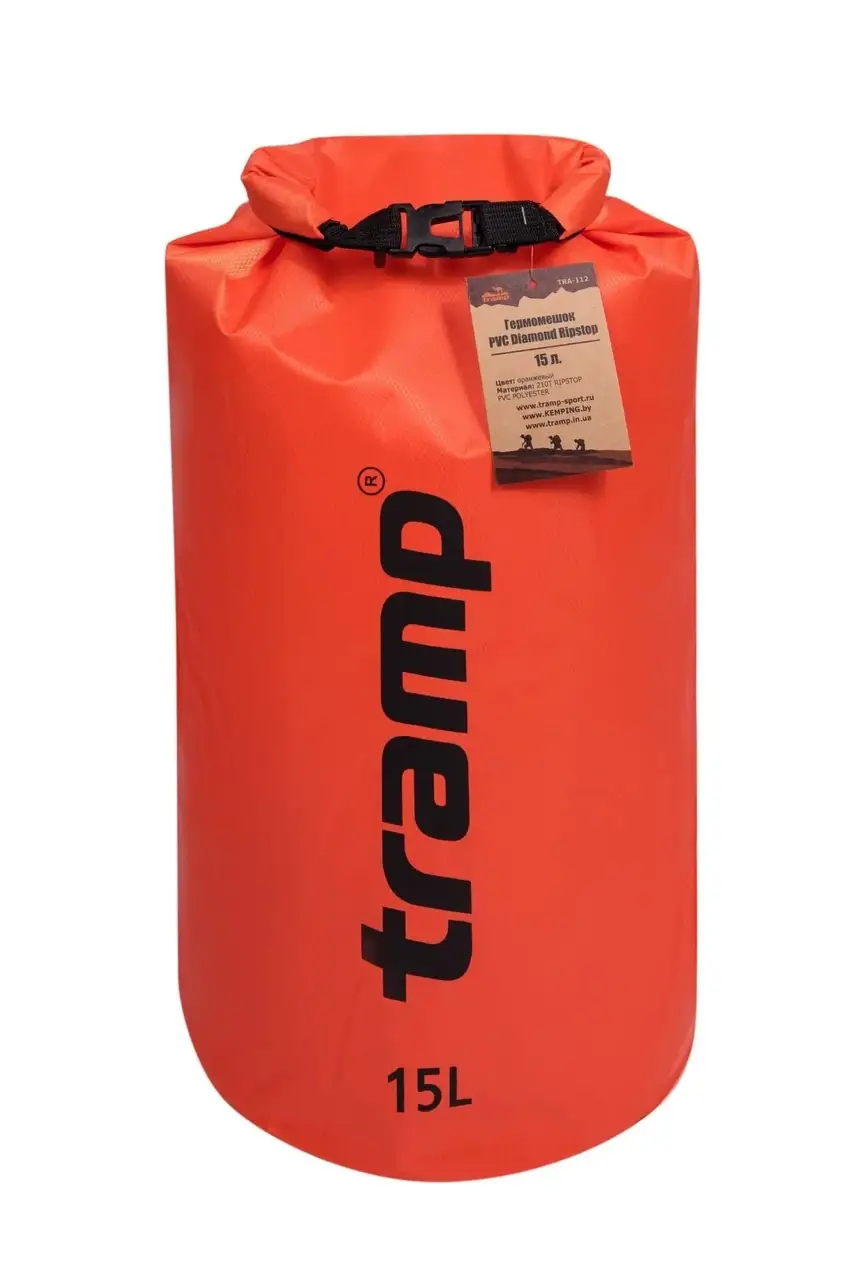 Гермомешок Tramp PVC Diamond Rip-Stop оранжевый (5 л./10 л./15 л./20 л./25 л./50 л./70 л./100 л.) 15
Гермомешок Tramp PVC Diamond Rip-Stop оранжевый (5 л./10 л./15 л./20 л./25 л./50 л./70 л./100 л.) 15