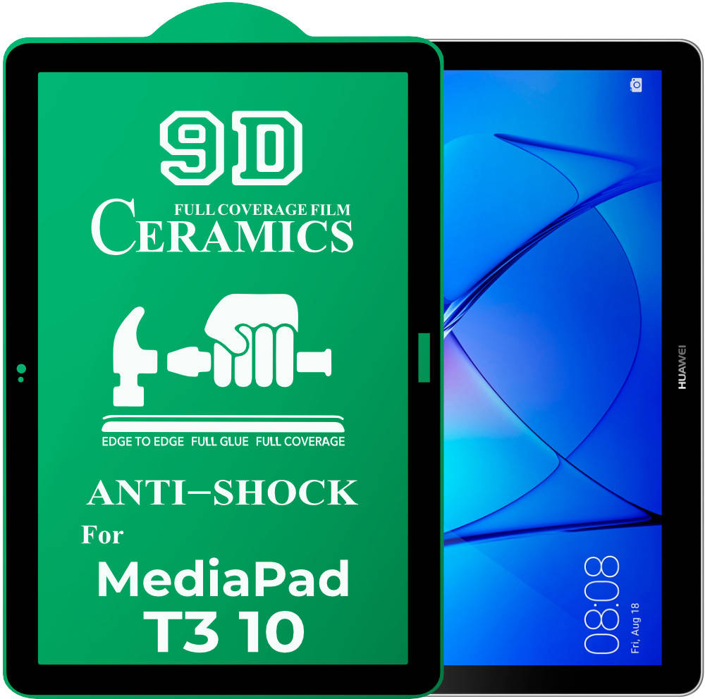 Защитная пленка Ceramics Huawei MediaPad T3 10 (керамическая 9D) (Хуавей Медиа Пад Т3 10.0)
Защитная пленка Ceramics Huawei MediaPad T3 10 (керамическая 9D) (Хуавей Медиа Пад Т3 10.0)