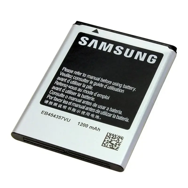 Аккумуляторная батарея EB454357VU для телефона Samsung B5512, I8530, S5300, S5302, S5360, S5363 Galaxy
Аккумуляторная батарея EB454357VU для телефона Samsung B5512, I8530, S5300, S5302, S5360, S5363 Galaxy