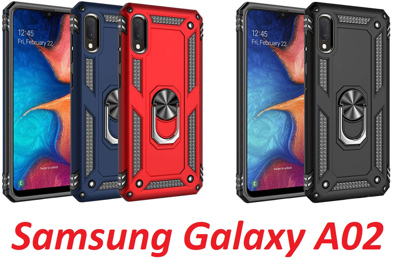 МОЩНЫЙ чехол для Samsung Galaxy A02 (ударопрочный с магнитным держателем) /накладка для САМСУНГА галакси А02/
МОЩНЫЙ чехол для Samsung Galaxy A02 (ударопрочный с магнитным держателем) /накладка для САМСУНГА галакси А02/